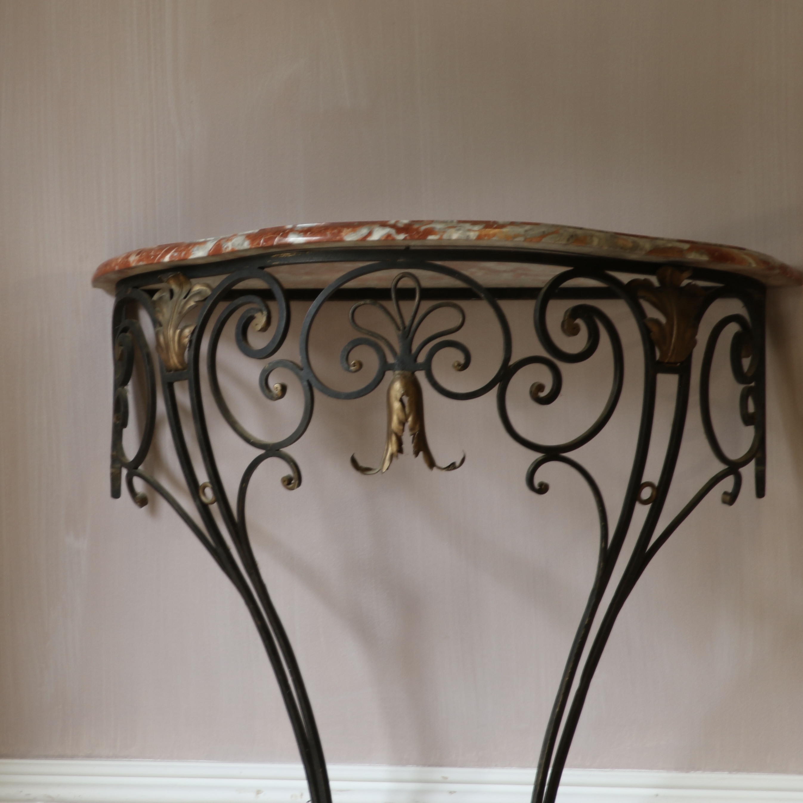 Wrought Iron Side Table